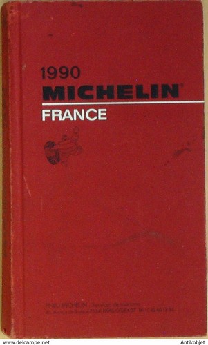 Guide rouge michelin - guide, 1990
