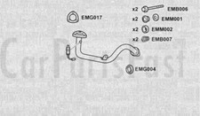EFPG8012 Échappement Avant
