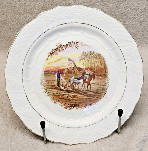 Ancienne assiette mois - ancienne,