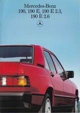 Catalogue / Brochure Mercedes 190 190E 2.3 2.6 W201 12/1985 Pays Bas Nederland