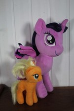 Lot Peluche Cheval My little Pony Mon petit poney twilight sparkle Apple Jack Ty