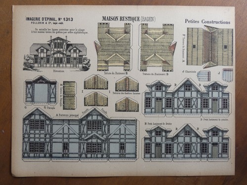 Maquette papier maison - papier,