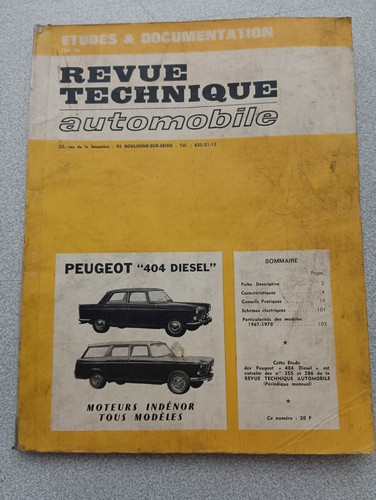 Rta revue technique automobile - rta,