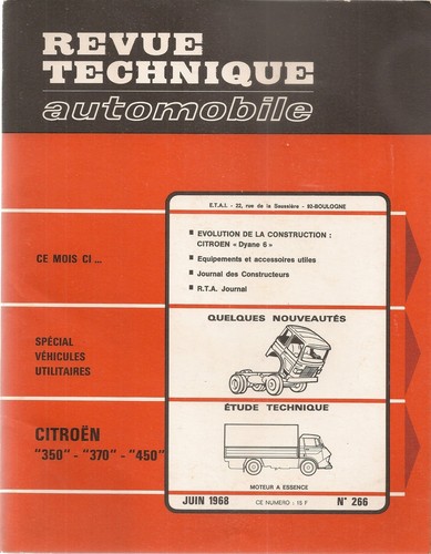 Revue technique automobile - technique, 266