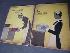 x2 anciennes revues cuisine -collection citron- Viandes Potages 1938 recette