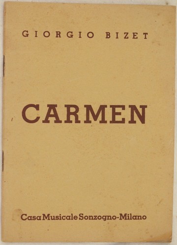 Georges bizet carmen - georges, livret