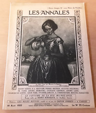 LES ANNALES N°2025 1922 Maurice de Lambert Gênes salon de la société Nationale