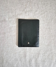 Portefeuille en cuir noir