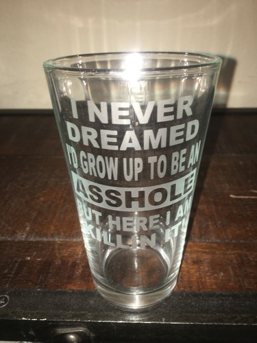 New pint beer glass - pint,
