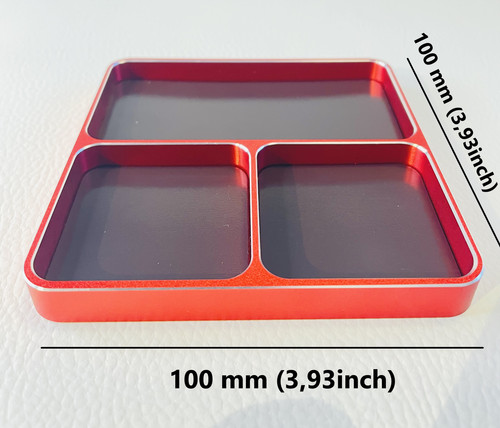 Anodized alu box - anodized, pad