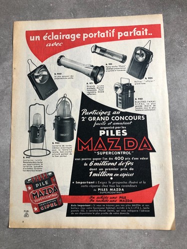 Publicité presse 1955 - publicité, de