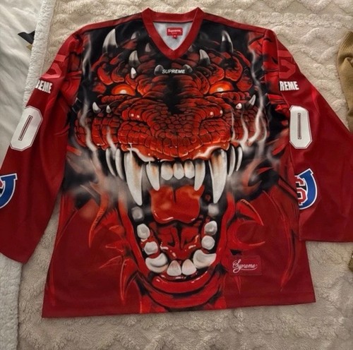 Supreme shirt dragon hockey - t-shirt,