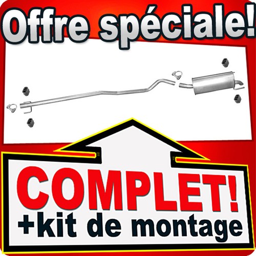échappement pour opel astra - pour,