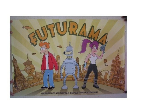 Affiche futurama leela bender - futurama,