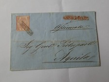 Napoli 1858 Lettre avec 10Gr