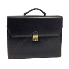 Katana - Cartable en cuir 2 soufflets - chocolat - 2797