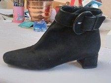 Bottines T 36 Daim Noir HEYRAUD tbe