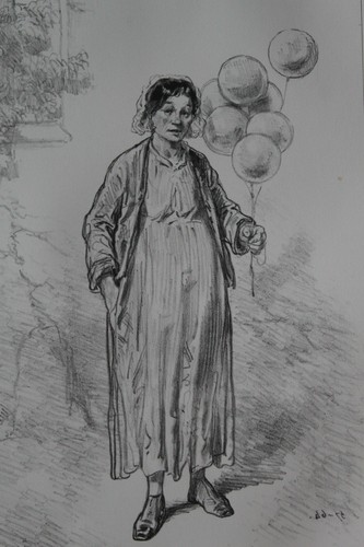 Gavarni lithographie originale - gavarni,