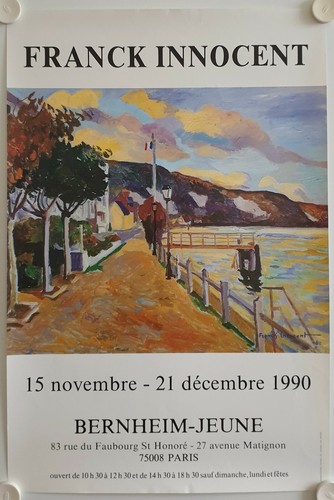 Affiche franck innocent - affiche, 1990