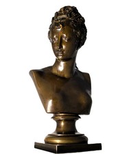 Buste de Diane de Poitiers en bronze NO pendule clock uhr reloj barbedienne