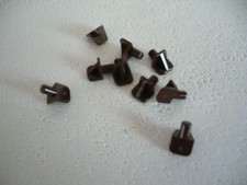 Lot 50 taquet à entailler Ø 5 mm noir