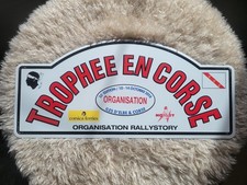 PLAQUE DE RALLYE TROPHÉE EN