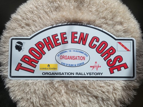 Plaque rallye trophée - rallye,