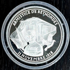 MÉDAILLE - LIBERTÉ ÉGALITÉ FRATERNITÉ - ARMISTICE DE RETHONDES - 11/11/1918