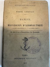 lot de deux livres aéronautique militaire 1920