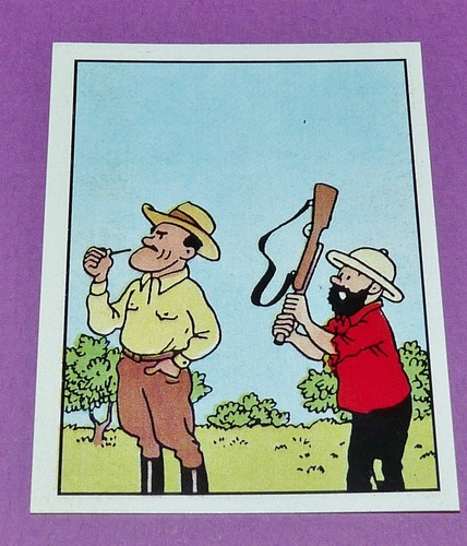 157 panini tintin herge - tintin,