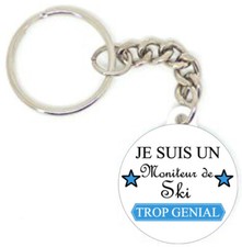Porte clé badge je suis un