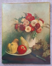 Tqbleau Chromolithographie d'Apres Henri Fantin-Latour Nature Morte