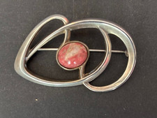 David Andersen Broche, Norvège Argent Sterling Vers 1960 Par Harry Sorby Signé