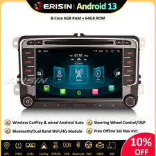 DAB+Android 13 Autoradio GPS For VW Passat Golf 5/6 Polo Tiguan Touran T5 SEAT