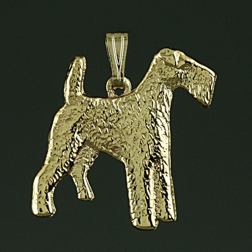 Pendentif chien airedale - chien,