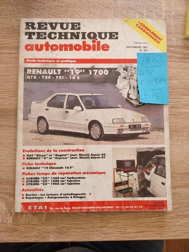 Revue technique renault 16s - 19,