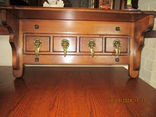 ANCIEN VESTIAIRE MURAL PATERE PORTE MANTEAUX EN LAITON