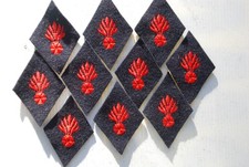 Lot 10 Losanges de bras Mle 45  Prytanée