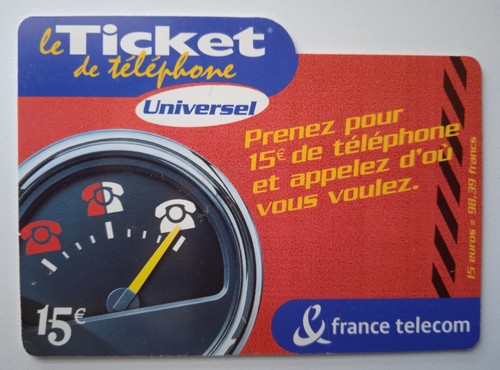 Ticket téléphone france - ticket,