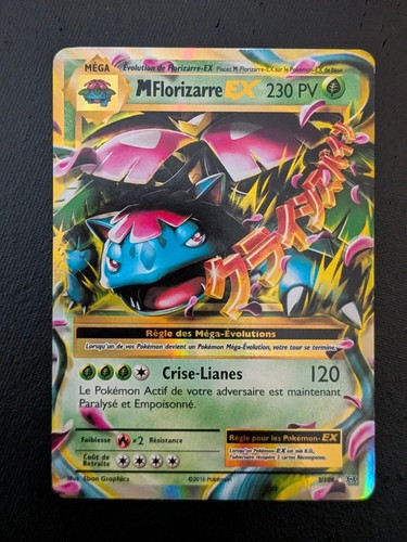 Carte pokémon mega florizarre - pokémon,