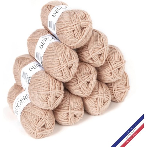 10 pelotes de laine - Bisque -