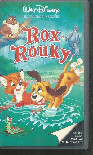Rox rouky disney cassette - rouky.,