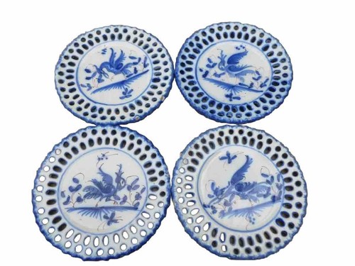 Assiettes ajourées faience - assiettes,