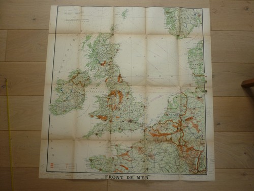 Ancienne carte front mer - ancienne,