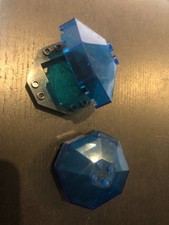 vitre bleu fonce transparent