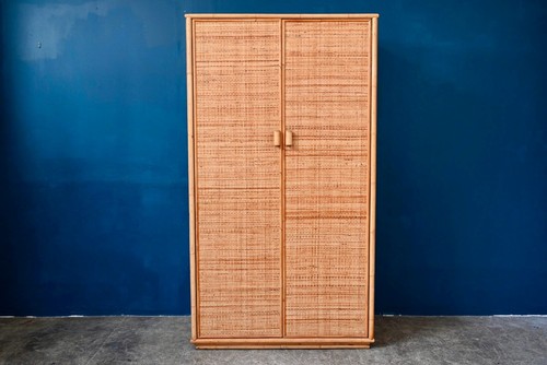 Armoire penderie rotin - armoire, en