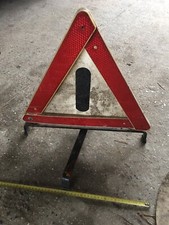 panneau routier signalisation ancien Travaux Triangle plastique Et Fer vintage