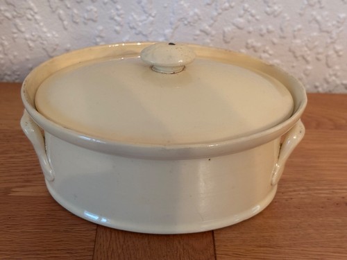 Ancienne terrine ovale terre - ovale,