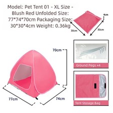 Tente portable pour - , de
