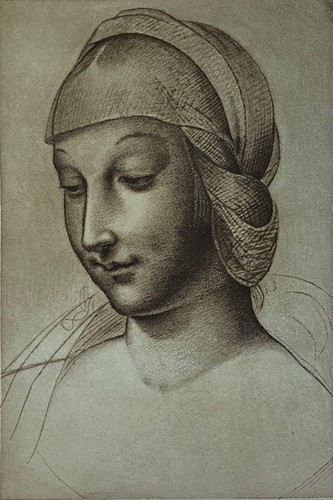 Tête femme après - femme, d'après